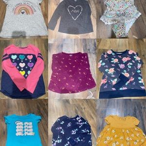 5T girls Shirts/ bathing suit/ long sleeves